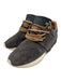 Esse Ut Esse Shoe Size 37 Charcoal Suede Fringe Metallic Detail Sneakers Charcoal / 37