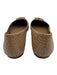 Tory Burch Shoe Size 7.5 Beige Brown Patent Leather Croc Embossed Logo Flats Beige Brown / 7.5