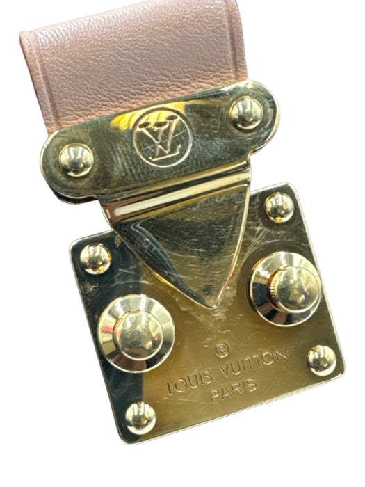 Louis Vuitton Brown Print Coated Canvas Monogram Leather Accents Crossbody Bag Brown Print / Small