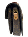 Louis Vuitton Brown Print Coated Canvas Monogram Leather Accents Crossbody Bag Brown Print / Small