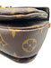 Louis Vuitton Brown Print Coated Canvas Monogram Leather Accents Crossbody Bag Brown Print / Small