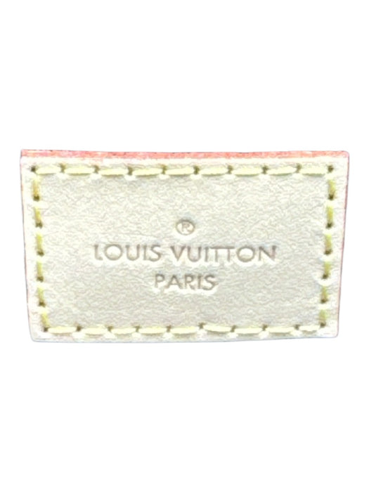 Louis Vuitton Brown Print Coated Canvas Monogram Leather Accents Crossbody Bag Brown Print / Small