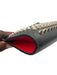 Christian Louboutin Black Leather Silver Hardware Crossbody Spikes Bag Black / Small