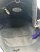 Fendi Blue & Black Leather Pebbled Crossbody Shoulder Strap Bucket Bag Blue & Black / Medium