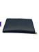 Ferragamo Navy Leather Bow Coated Gold Hardware Wallet on a Chain Bag Navy / XS