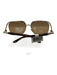 Tom Ford Gold & Brown Metal Gradient Oversize Gold Hardware Case Inc. Sunglasses Gold & Brown