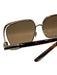 Tom Ford Gold & Brown Metal Gradient Oversize Gold Hardware Case Inc. Sunglasses Gold & Brown