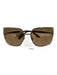 Tom Ford Gold & Brown Metal Gradient Oversize Gold Hardware Case Inc. Sunglasses Gold & Brown