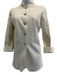 Chanel Size 38 Cream Silk Blend Buttons Long Sleeve Light Weight Jacket Cream / 38