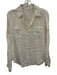 Lilly Pulitzer Size Small Off White Linen Button Down Long Sleeve Collared Top Off White / Small