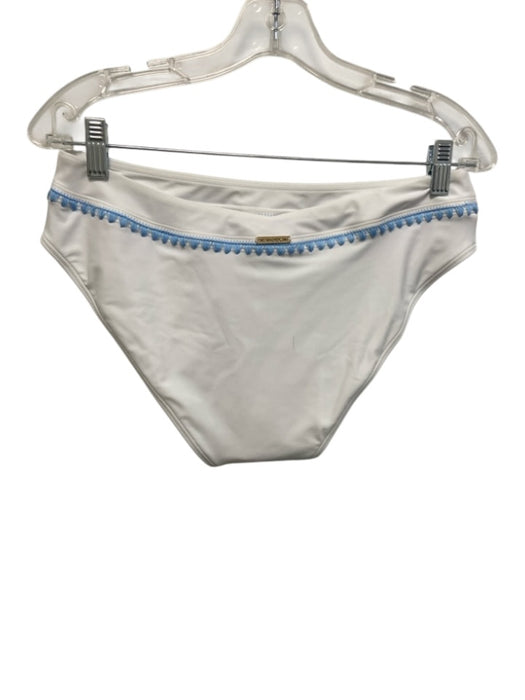 Milly Size Medium White Polyamide Blend Blue Stich 2 Piece Set Bikini Swimsuit White / Medium