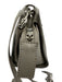 Saint Laurent Gray Leather Logo Silver Hardware Crossbody Bag Gray / Mini