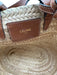 Celine Natural Straw Leather straps Basket Logo Bag Natural / S/M