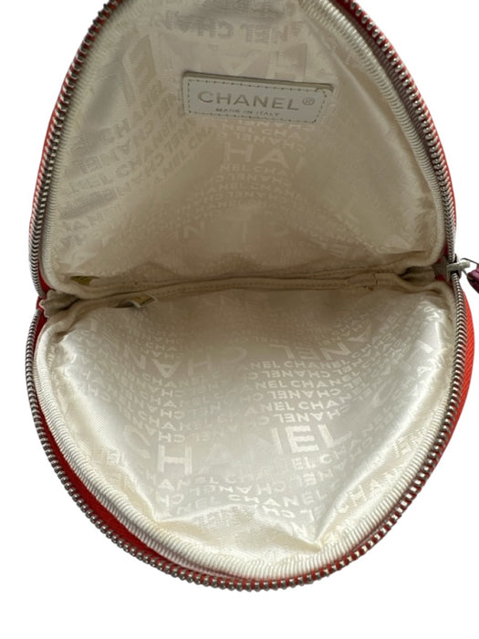 Chanel Orange & Purple Canvas Suede Flower Logo Certified by Entrupy Bag Orange & Purple / XS