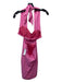 Jacquemus Size 38/S Pink Linen Blend Cut Outs Sleeveless Dress Pink / 38/S