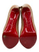Christian Louboutin Shoe Size 39 Taupe Beige Patent Leather Peep Toe Pumps Taupe Beige / 39