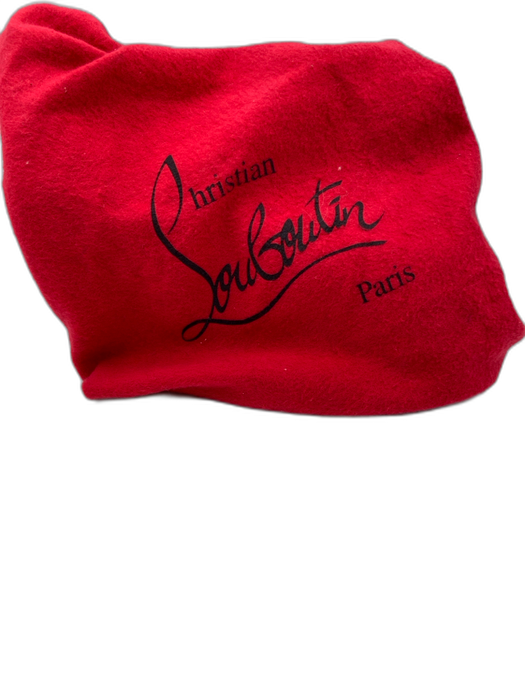 Christian Louboutin Shoe Size 39 Taupe Beige Patent Leather Peep Toe Pumps Taupe Beige / 39