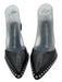 Alexander Wang Shoe Size 37.5 Black leather sole Studs Pointed Toe D'orsay Pumps Black / 37.5