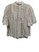 Sea New York Size 4 Cream, Pink & Multi Cotton Short Sleeve Eyelet Trim Top Cream, Pink & Multi / 4