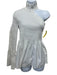 A.L.C. Size 4 White Cotton Blend One Shoulder Mock Neck Smocked Top Top White / 4