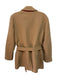 J. Crew Size 8 Camel Brown Wool & Polyamide Open Front Sash Pockets Blazer Coat Camel Brown / 8