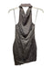 Elliatt Size M Taupe Gray Polyester Sleeveless Neck Strap Open Back Midi Dress Taupe Gray / M