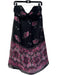 Shoshanna Size 10 Black & Pink Silk Metallic Thread Strapless Flowers Dress Black & Pink / 10