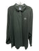 Adidas Size XXL Green Cotton Solid Polo Men's Long Sleeve Shirt Green / XXL