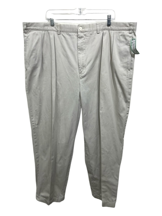 Polo Size 46 Khaki Cotton Solid Zip Fly Men's Pants Khaki / 46