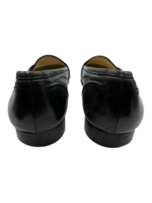 Bragano Shoe Size 10.5 Black Leather Solid Loafer Men's Shoes Black / 10.5