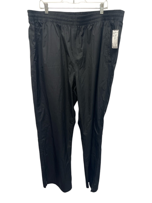 Adidas Size XXL Black Polyester Solid Sweatpants Men's Pants Black / XXL