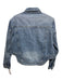 Pixie Market Size L Med Wash Cotton Denim Button Front Patch Pocket Jacket Med Wash / L