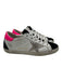 Golden Goose Shoe Size 38 White, Black & Pink Leather Lace Up Star Low Top Shoes White, Black & Pink / 38