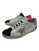 Golden Goose Shoe Size 38 White, Black & Pink Leather Lace Up Star Low Top Shoes White, Black & Pink / 38