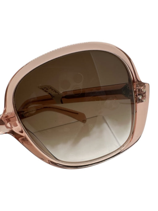 Celine Mauve Pink Acetate Gradient Lens Oversized Square Sunglasses Mauve Pink