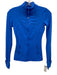 Lululemon Size 0 Blue Nylon Blend Long Sleeve Mock Neck Zip Up Athletic Jacket Blue / 0
