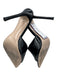 Femme Los Angeles Shoe Size 38 Black Patent Leather open toe Pointed Toe Sandals Black / 38