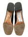 Salvatore Ferragamo Shoe Size 8.5 Black Leather Snake Embossed Round Toe Shoes Black / 8.5