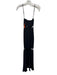 Niteline Size 10 Black Triacetate Blend Sleeveless Beads Maxi Cut Outs Dress Black / 10
