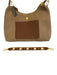 Think Royln Tan & Brown Leather & Raffia Shoulder & Crossbody Woven Bag Tan & Brown / Large