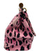 Dolce & Gabbana Hot Pink & Black Canvas & Leather Gold hardware Leopard Flap Bag Hot Pink & Black / Medium