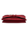Valentino Garavani Red Leather Flap Bow Chain Strap Accordian Bag Red / Small