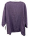 Eskandar Size 0 Light Purple Linen Half Sleeve Scoop Neck Top Light Purple / 0