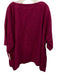 Eskandar Size 1 Magenta Pink Linen Half Sleeve Patch Pocket Top Magenta Pink / 1