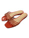 Veronica Beard Shoe Size 7 Orange Jelly Square Toe Flat Slide Shoes Orange / 7
