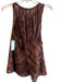 Marc By Marc Jacobs Size XS Brown Wool & Nylon Sleeveless Criss Cross Back Top Brown / XS