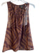 Marc By Marc Jacobs Size XS Brown Wool & Nylon Sleeveless Criss Cross Back Top Brown / XS