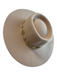 Lack of Color Cream Australian Wool Fedora Gold Hardware Shell Pendant Lined Hat Cream / Medium