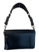 Prada Black Textured Leather Brush Gold Hardware Mid 2000s Shoulder Strap Bag Black / Small