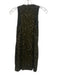 Alice & Olivia Size XS Hunter Green No Fabric Tag All Over Sequins Dress Hunter Green / XS
